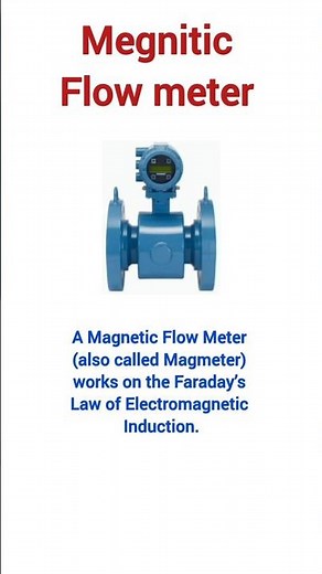 Magnetic Flow Meter Principle | Working of Magmeter Explained #viral