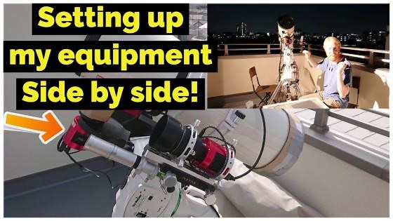 Setting Up Dual Telescopes for Nebula Imaging – Side-by-Side Astrophotography Setup