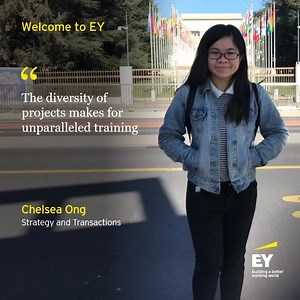 In today’s #WelcometoEY feature, we have Chelsea Ong, applied...