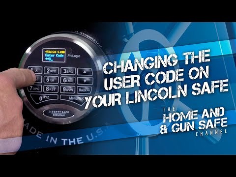 How to Change the Combination on Your Lincoln Safe Electronic Lock | Liberty Safe
