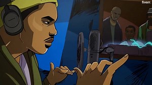 Another example of 2D animated music video, you can get this type of video done for your own video as well👍#musicvideo #2dmusic #animated #upcomingartist #usa