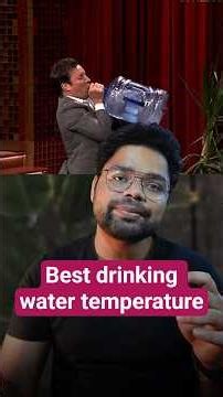 Right temperature allows hydration ⛲