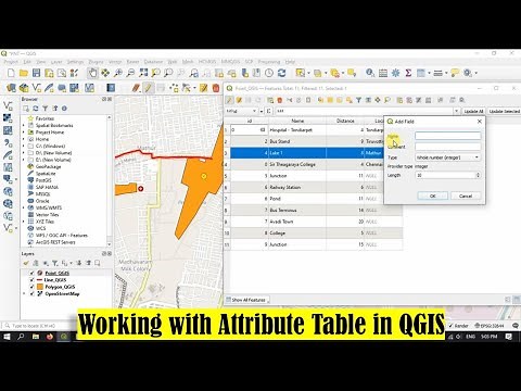 QGIS Tutorials 20: Working with Attribute Table in QGIS | QGIS Beginners