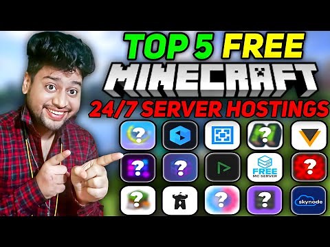 Top 5 Best Free Minecraft Server Hosting 2024 😍 | Best 24/7 Free Hosting 🔥