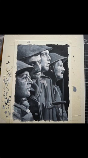 22 reactions · 3 comments | My portraits of #TonyRobinson #RowanAtkinson #HughLaurie and #TimMcInnerny as the troops in the trenches of #WW1 seems very relevant for today on #RemembranceSunday #Blackadder is one of the greatest comedies ever made and the inevitable sucker punch of the last episode is still poignant today. I hope to see Tony at #ComiconLiverpool next weekend. | Brambledown designs | Facebook