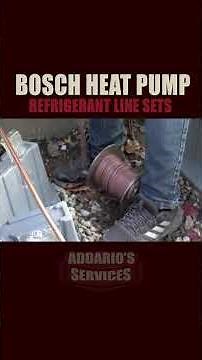 Bosch HVAC line set installation