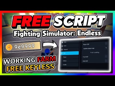 Anime Fighting Simulator: Endless Script *NO KEY* - AUTOFARM, MAX STATS, GODMODE + More!