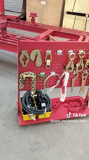 #carrepair #autobodyrepair #framepulling #carbench #framemachine