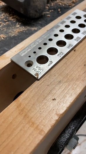 Sometimes square pegs do go in round holes. At least when you’re making dowels路‍♂️ #asmrtiktok #tiktokdiy #feelinggood #woodwork #howitsmade | Wood Minutes | Facebook