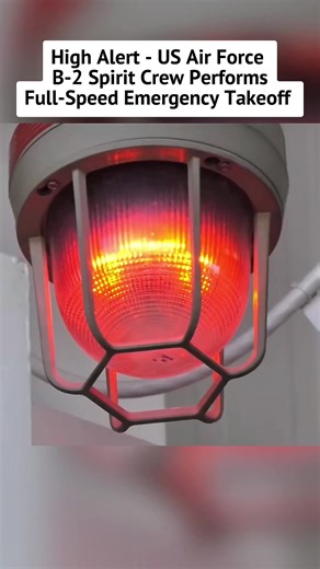 High Alert - US Air Force B-2 Spirit Crew Performs Full - Speed Emergency Takeoff #aviation #usmilitary #usairforce #fighterjet #b2spiritbomber