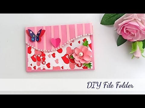 How to make File Folder\\DIY File Folder craft idea
