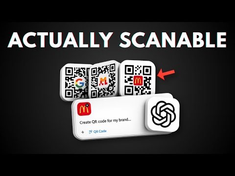 How to Create BRANDED QR Code with YOUR Logo Using ChatGPT