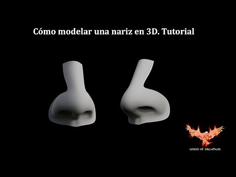 Cómo modelar una nariz en 3d/ Modeling nose in maya Tutorial