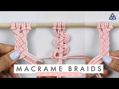Macrame Braids with 4(8) Cords | NEW MACRAME TUTORIAL