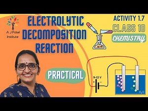 Activity 1.7 ll Class 10 ll Science ll Chapter 1ll Decomposition Reaction