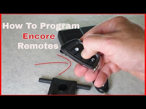 How To Program Encore Remote Transmitters