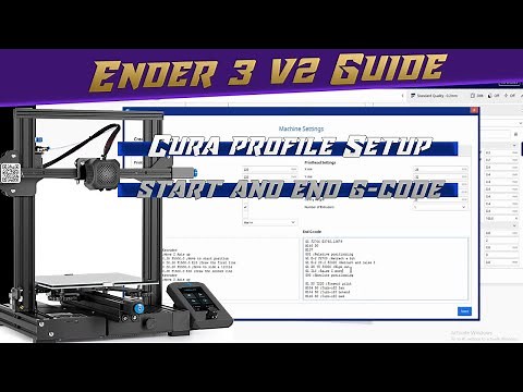 Setting up a cura profile, based on the test print -Ender 3 V2 - Ultimate Beginners Guide