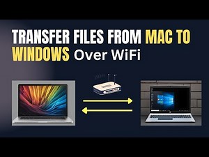 How to transfer files and folder from Mac to Windows PC || Easy way to share large files