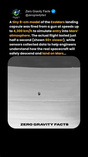 Mars Landing Tested with MINIATURE Model at 4300 kmph
