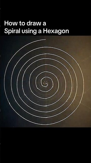 How to draw a Spiral using a Hexagon