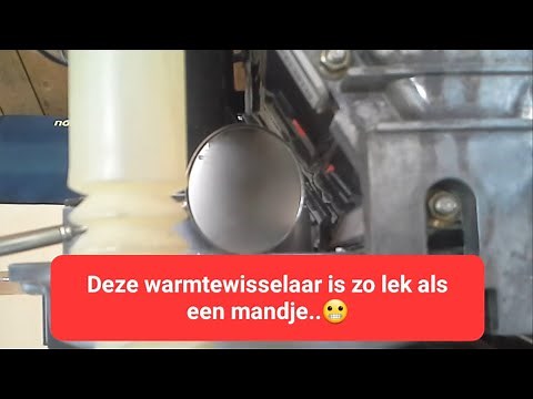 Lekkende warmtewisselaar van cv-ketel..😳