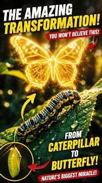 How Does a Caterpillar Become a Butterfly? #ScienceFacts #Butterfly #BiologyFacts
