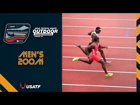 Men's 200m Final at the 2025 Toyota USATF Outdoor Championships