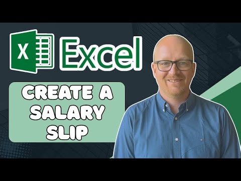 How to Create a Salary Slip in Excel | Payroll Template Tutorial