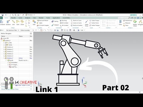 SIEMENS UNIGRAPHICS NX | Link 1 ARM DESIGN | BASE ARM DESIGN | #becreative