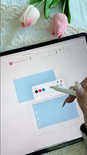 How to make stickers in your notes 💛🩵💛