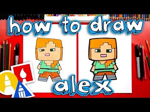 How To Draw Alex From Minecraft