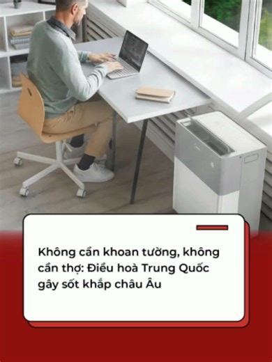Khi những đợt nắng nóng kỷ lục thiêu đốt châu Âu với nhiệt độ tới 41,5°C, một sản phẩm từ châu Á xuất hiện. Đó là điều hòa di động - loại máy không cần khoan tường, không cần thợ lắp đặt và đang cháy hàng trên toàn lục địa già. #cafef #amm