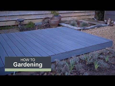 How to install a composite deck with Wickes