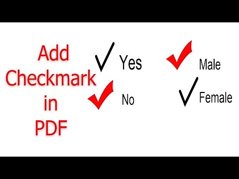 How to add a checkmark in a PDF in Foxit PhantomPDF