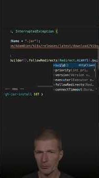 Downloading a JAR From GitHub Releases #java #shorts #coding #airhacks