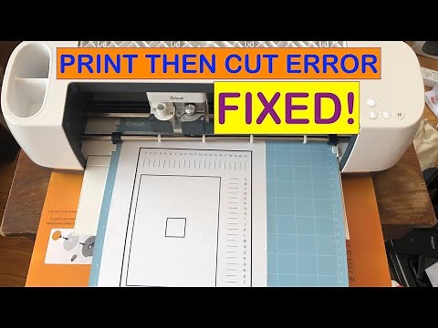 Cricut Maker Print and cut cannot read sensor marks how to fix. Print and cut error solved.