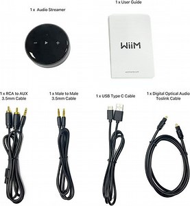 WiiM Mini WiFi & Bluetooth Multiroom Hi-Res Audio Streamer