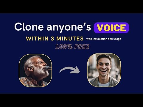 AI Voice Cloner - Clone anyone's voice within a few minutes | No local installation | RVC