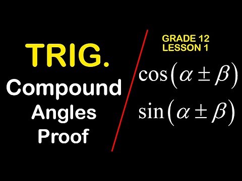 TRIGONOMETRY-COMPOUND ANGLE IDENTITIES-GRADE 12 Lesson 1
