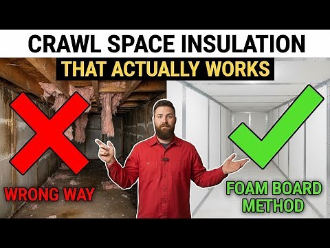 Crawl Space Wall Insulation That Actually Works