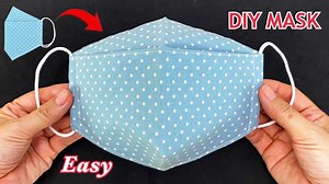 13K views · 896 reactions | New Style Easy 3D Mask Making Ideas! Diy Breathable Face Mask Easy Pattern Sewing Tutorial | | P&K Handmade | Facebook