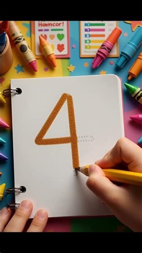 Number 4 for Kids | Learn Number Four | Counting 1 to 10 | 3D Animation | Preschool Learning Video