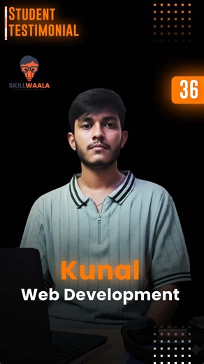 Student Testimonial – Web Development Program | SkillWaala We’re thrilled to share a success story from one of our students at IIIT Agartala, who recently completed our Web Development course. During the program he learned: • HTML, CSS & JavaScript • React & Front-end Development • Backend basics • Real-world project building At SkillWaala, we believe in hands-on learning, industry exposure, and career guidance — so our students are ready for actual opportunities. If you’re looking to upskill an