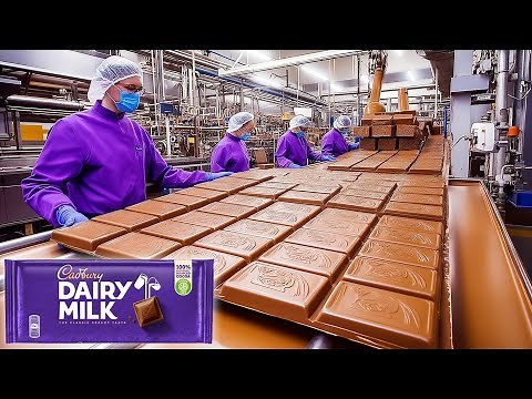 How Cadbury Dairy Milk Chocolate Are Made in Factory? 🍫🍫 Captain Discovery