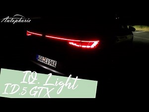 2022 VW ID.5: IQ.Light / LED-Matrix-Licht mit Dynamic Light Assist Test [4K] - Autophorie Extra