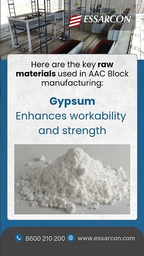 What is the raw material used to make AAC Blocks?