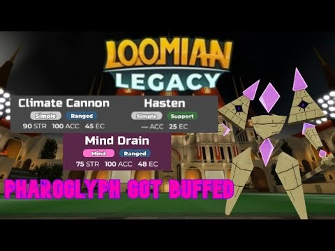 Pharoglyph has gotten SO MANY BUFFS!!! Loomian Legacy PVP.