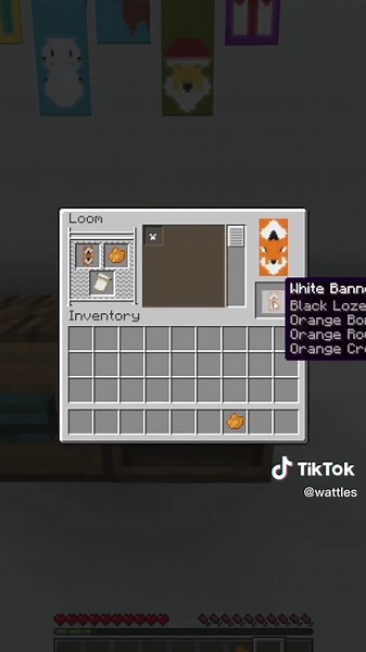 How to Make a Cool Fox Banner in Minecraft