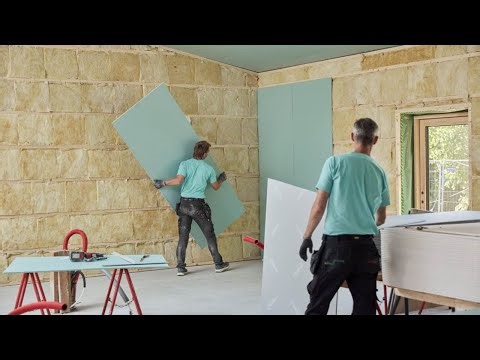 Gyproc ErgoLite – 25 % lettere end en traditionel gipsplade