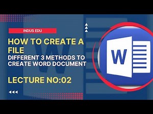 3 Easy Ways to Create a New Document in MS Word | Beginner Tutorial